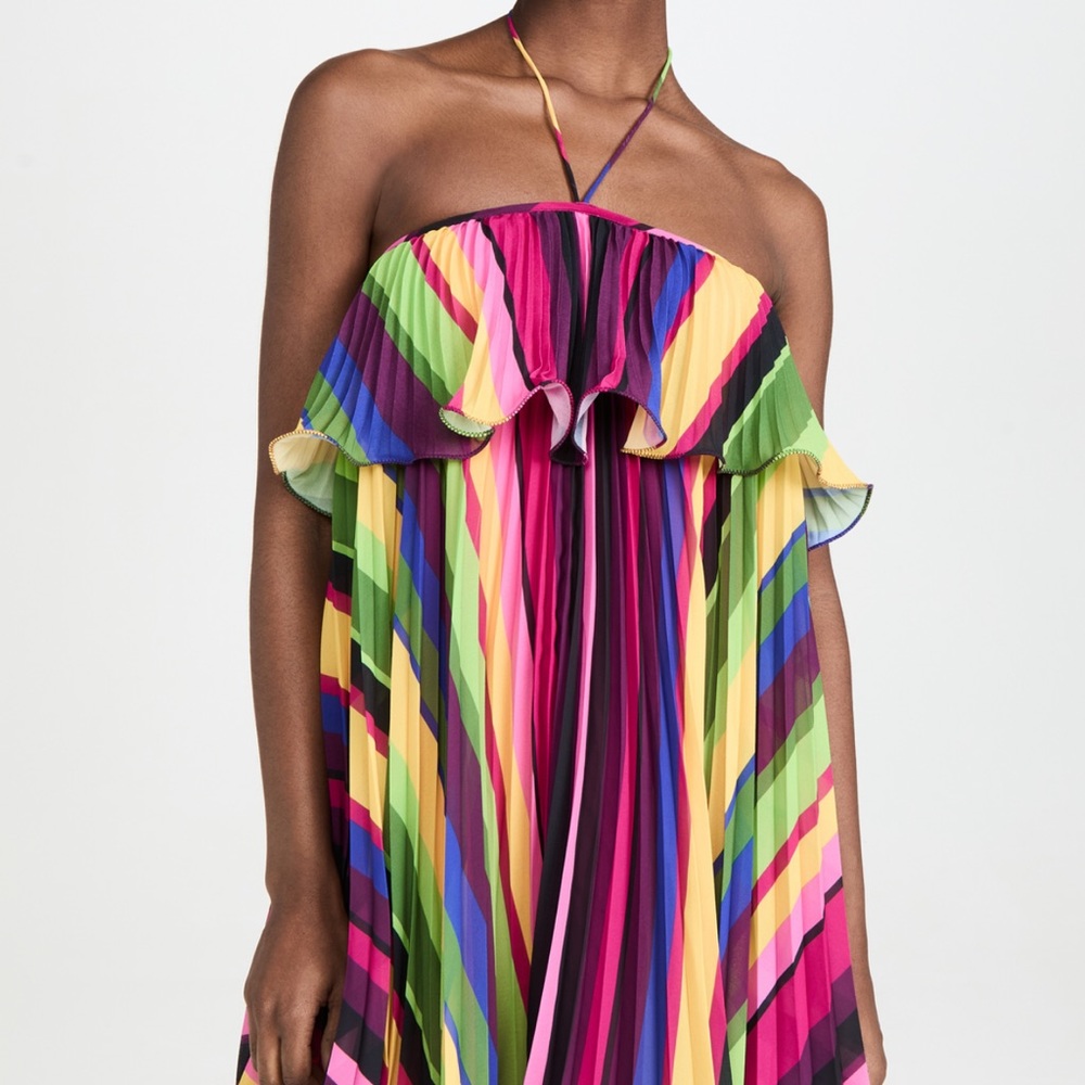 AMUR Sevyn Mini Halter Dress